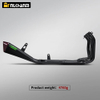 BROCK Z900 Black Knight Full Section Motorcycle Exhaust System Modification New Condition for Kawasa Z900 2017-2025