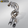 New Condition Titanium Alloy Full Section Exhaust Muffler Pipe for Bobber Motorcycle Stainless Steel Box Packing