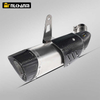 AK Escape Racing Steel Motorcycle Exhaust System Modification Carbon Fiber Insulation Board for KAWASAKI Z900 Used Condition