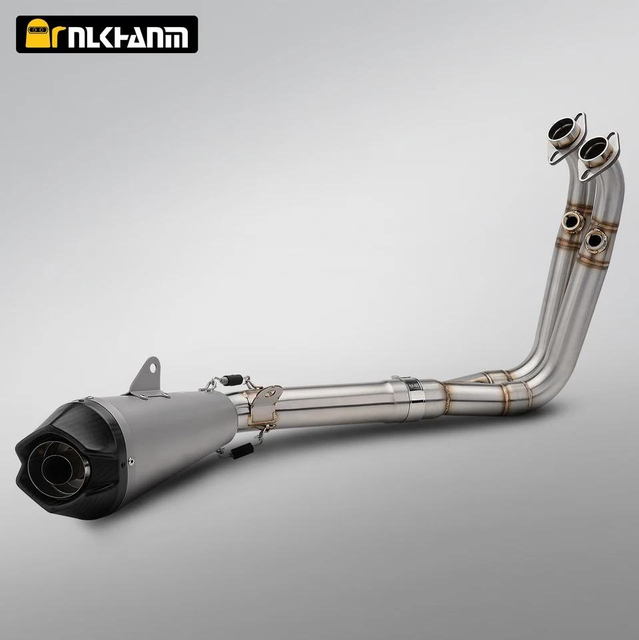 For CFMOTO 450SR Exhaust System Full Section Modification New ARROW Escape Muffler Stainless Steel Material