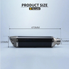 Universal 36-51mm Stainless Steel Motorcycle Exhaust Muffler DB Killer Compatible MSX125 CRF230 R15 MT07 Z650 470MM-New