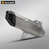 ZONTES 368G/E Motorcycle Exhaust System Modification Full Section with Carbon AK Muffler for 368G 368E