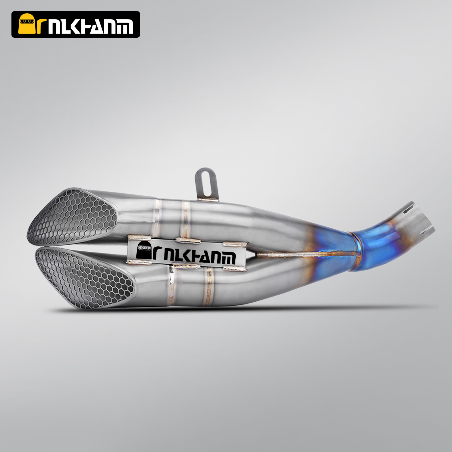 YZF-R1 R1M Motorcycle Exhaust System Modification NlkHanm Gemini Titanium Alloy Dual Outlet Escape for YAMA YZF-R1 YZF-R1M