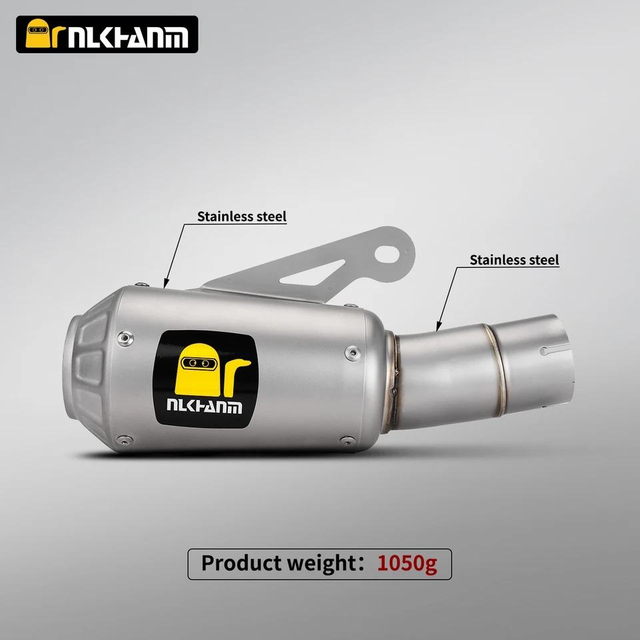 Yamaha R1/R1M/MT10 Motorcycle Exhaust Modification New AK Stainless Steel Muffler with Carbon Material Box Packed