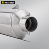 RSV4 Custom Size Titanium Alloy Carbon Fiber Escape Muffler New Motorcycle Exhaust System Mid Link Pipe Modification RSV4 RSV4