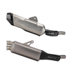 New YAMAHA T700 Tenere700 AK Muffler Exhaust System Modified Carbon Cover Tail Pipe Direct Replacement Original Exhaust
