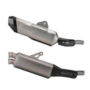 New YAMAHA T700 Tenere700 AK Muffler Exhaust System Modified Carbon Cover Tail Pipe Direct Replacement Original Exhaust