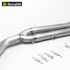 For YAMA YZF TMAX 500 TMAX530 Exhaust Motorcross Slip on Modified Motorcycle Muffler Pipe Pitbike Titanium Alloy Connect Link