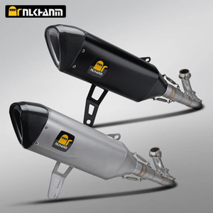 ZONTES 368G/E Motorcycle Exhaust System Full Section Modification with New AK Muffler for ZONTES 368G 368E