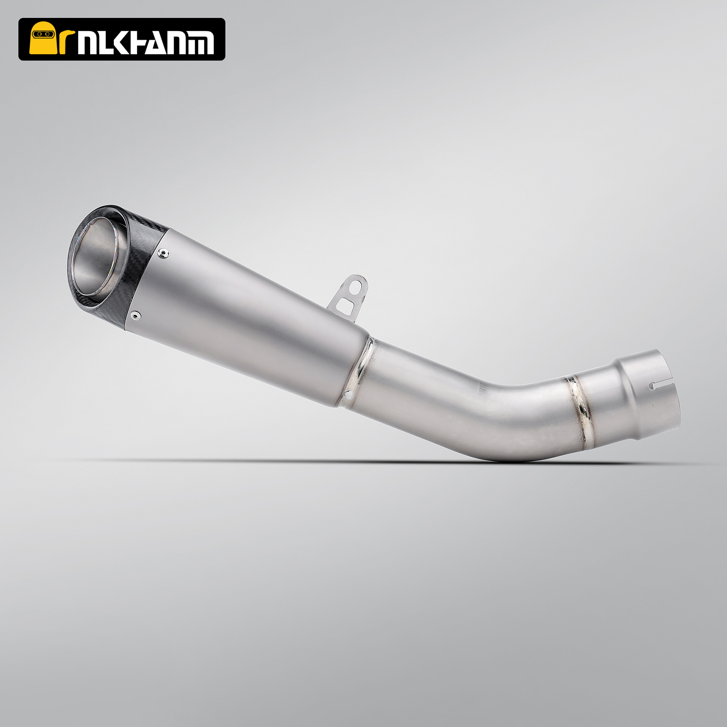 For Zx10r ZX-10R Motorcycle Exhaust Modified Titanium Alloy Integrated Middle Tail Carbon Tip Muffler Connect Original