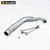 New 51MM Slip-On Motorcycle Exhaust Muffler with Front Link Pipe Stainless Steel Material for YAMA Cygnus GRYPHUS 4V Box Packed