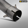 New Titanium Alloy Conversion Mid Link Pipe for ZX4R Motorcycle Exhaust System Modification Condition New Steel Mufflers Box