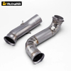 2018-2022 for DUKE 790 Adventure R KTM790 R Motorcycle Exhaust New Ti Middle Link Pipe Pit Bike Elbow 2019 2020 2021 2022
