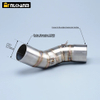 Kawasa Z900 RS 2017-2022 Stainless Steel Slip on Carbon Motorcycle Exhaust Mid Link Muffler 51mm New Condition