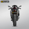 ZX-4R Motorcycle Exhaust System Modification AK Blade Carbon Fiber Escape Muffler for Kawasak ZX-4R Stainless Steel Alloy