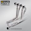 CB1000R Titanium Motorcycle Exhaust System Modified with Full Titanium Alloy Front Section for Honda CB1000R 2019-2024