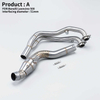 New Leoncino 500 Exhaust for Benelli Motorcycle BJ500 Carbon Escape Muffler with DB Killer Leoncino Moto Exhaust Pipe