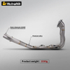 2010-2018 S1000RR Exhaust System Full Titanium Alloy with Carbon Fiber Material New Condition Front-End Modification