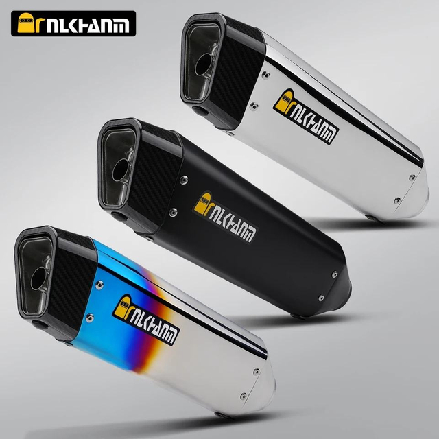 NlkHanm TRICK Star Muffler Escape Tail Pipe DB Killer for Ninja400 800NK CB400F FZ6 R1 GSX1300 New Condition Motorcycle Exhaust