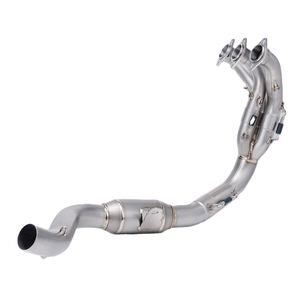 For Yama MT-09 FZ-09 Header 2021-2023 Titanium Alloy Motorcycle Exhaust System Slip on A1 Link Pipe MT09 Exhaust FZ09 MUFFLER