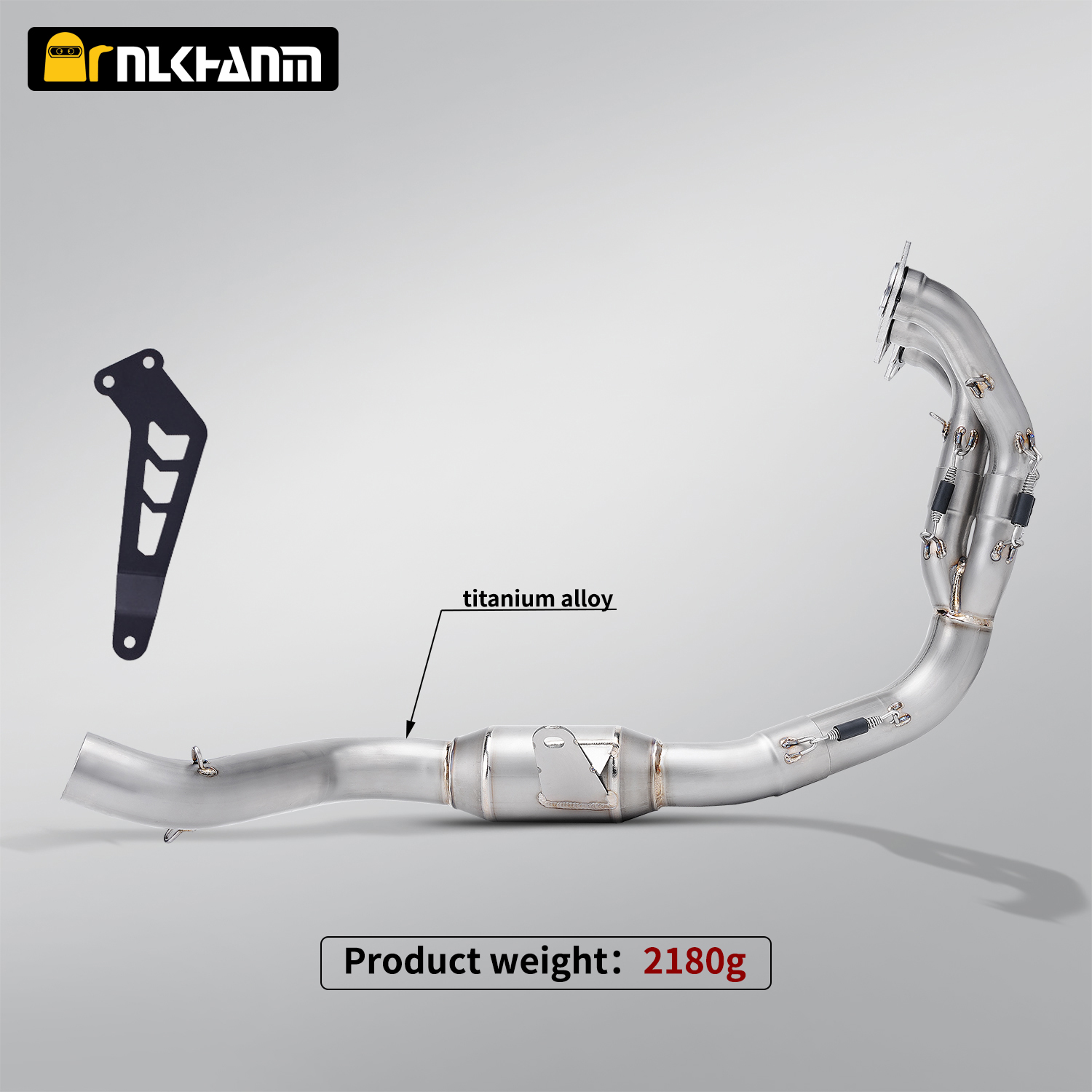 For Yama MT-09 FZ-09 Header 2021-2023 Titanium Alloy Motorcycle Exhaust System Slip on A1 Link Pipe MT09 Exhaust FZ09 MUFFLER