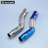 Yama R1 Motorcycle Exhaust Vent Stainless Steel Middle Link Pipe New Side Exhaust Motor Accessories for 2009-2014 Model Years