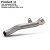 2021-2024 Kawasaki Ninja ZX10RR ZX-10R ZX10R Reinforced Exhaust Pipe Optional Titanium Link Stainless Steel Material Box Packing