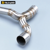 Stainless Steel Slip-On Exhaust System for Suzuki GSR400 GSR600 BK400 BK600 Street Bike Motorcycle New Middle Link Muffler