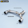 Stainless Steel Slip-On Exhaust System for Suzuki GSR400 GSR600 BK400 BK600 Street Bike Motorcycle New Middle Link Muffler