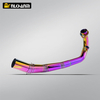 NlkHanm Full Exhaust System for ZONTES 350E Motorcycle AK Modification New Carbon and Steel Material Box Packed
