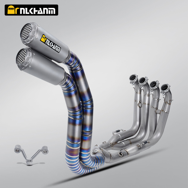 S1000RR NlkHanm Motorcycle Exhaust System Modification Full Section with Titanium Alloy for S1000RR 2019-2024