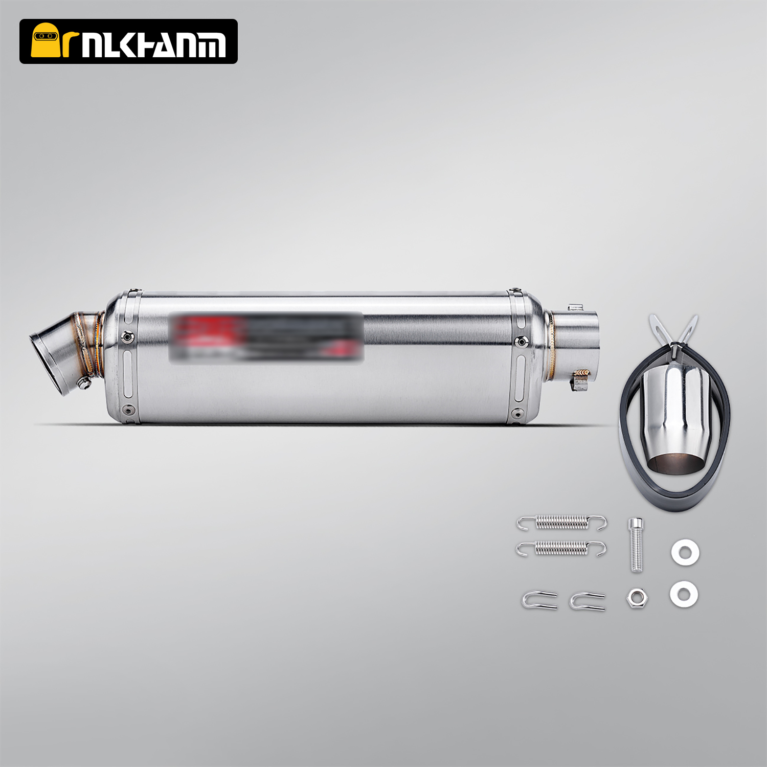 51mm Universal Motorcycle Exhaust Yoshimura 300Long Escape Muffler SV650 Z800 R1 CB650F CB1000R CBR250R F850 Z900 Ninja400 Steel