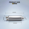 51mm Steel Motorcycle Exhaust Muffler 