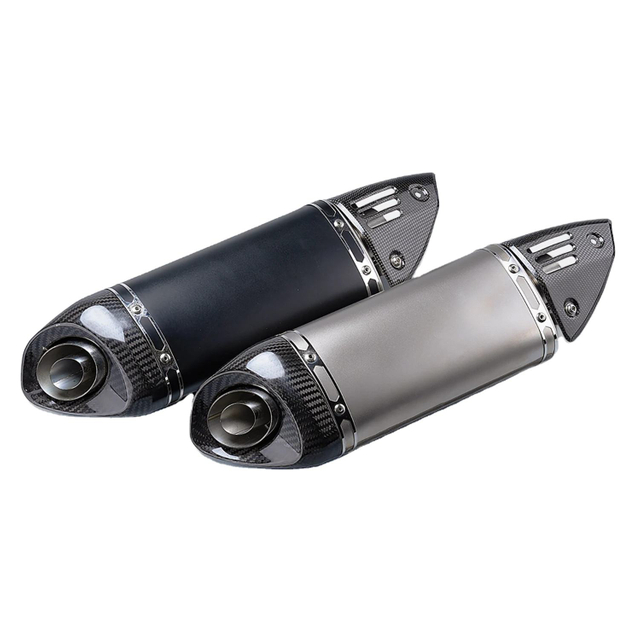 Custom Size New Universal Motorcycle Exhaust System Carbon Fiber Escape Muffler Alloy Designed XMAX TMAX NMAX ADV ITALJET Models