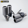 51MM Titanium Alloy Double Escape Muffler Custom Size Universal Motorcycle Exhaust System SC Modification Ninja400 Z800 Z900 New