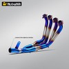 For YZF R6 2017-2024 Escape Slip on Front Link Pipe Connect Original Muffler Motorcycle Exhaust System Modify Stainless