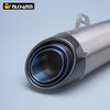 60mm Universal Motorcycle Exhaust System with SC Titanium Alloy Carbon Fiber Cover New Escape Muffler for Z900 MT09 ZX6R R6