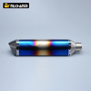 Universal 36-51mm Motorcycle Exhaust Muffler with DB Killer New Condition Carbon and Steel Material Boxed