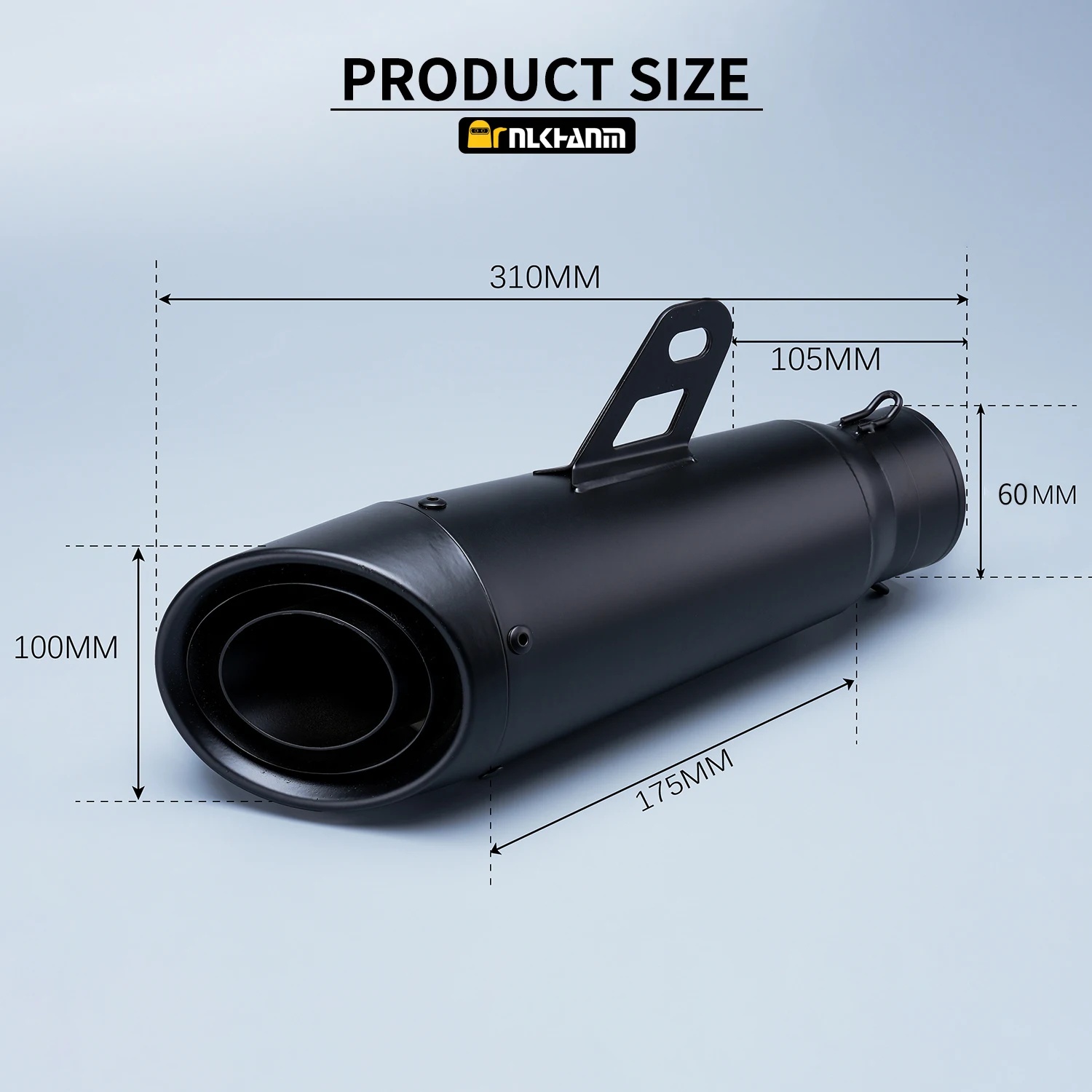  motorcycle exhaust silencer muffler