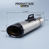 exhaust pipe muffler silencer