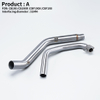 Hon CB190R Motorcycle Exhaust Muffler Link Pipe 51mm Front Pipe with Stainless Steel Headers New Condition Boxed