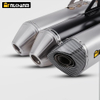 KOVE 800X Motorcycle Exhaust System with Stainless Steel AK Escape Muffler & DB Killer 51mm Adapter New Condition Boxed