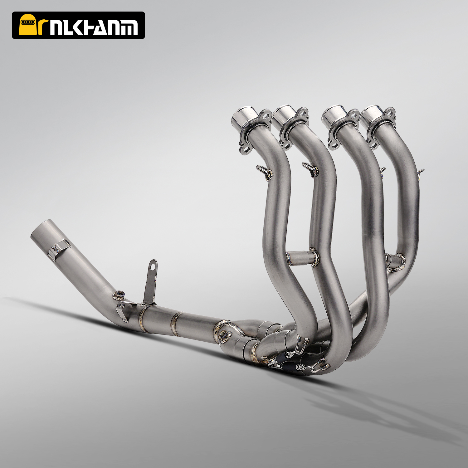 Kawasak ZX4R ZX-4R Custom Exhaust System Modified Titanium Alloy Front Section Stainless Steel Carbon Material Boxed Packaging