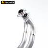 2014-2024 Yama MT07 Slip-On Titanium Alloy Exhaust Pipe New Condition Stainless Steel Rotary Front Link Boxed Packaging