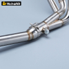 New 51mm Slip-On Stainless Steel Modified Motorcycle Exhaust System Lengthened Pipe for YAMA MT09 MT-09 FZ-09 Tracer 2014-2020