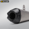 Integrated ARROW Muffler ZX10R Motorcycle Exhaust System New Mid Tail Carbon Tip with Modified Titanium Alloy Middle Link Pipe