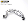 MotoConnect Tube Modified Muffler DB Killer Titanium Alloy Motorcycle Exhaust Middle Pipe Escape for 790 890 CFMOTO800MK 800MT