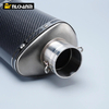 200mm Universal Steel AK Exhaust System Modification Motorcycle Full Carbon Fiber DB Killer Models Z900 Ninja400 R6 New Box