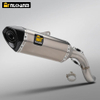 For CFMOTO 700MT Motorcycle Exhaust System Modification Mid Link Carbon Fibre AK Escape Muffler DB Killer New Condition