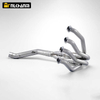 Kawasaki Z800 Front Link Pipe Exhaust Elbow 51MM Titanium Alloy Tube New Moto Modified Full Systems Motorcycle Carbon Mufflers